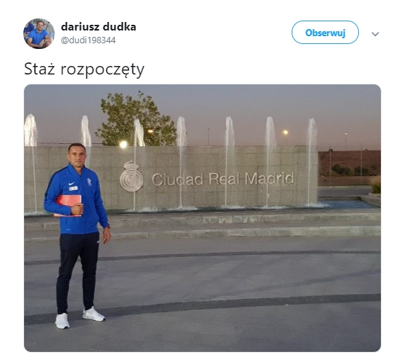 Dariusz Dudka na stażu w Realu Madryt!